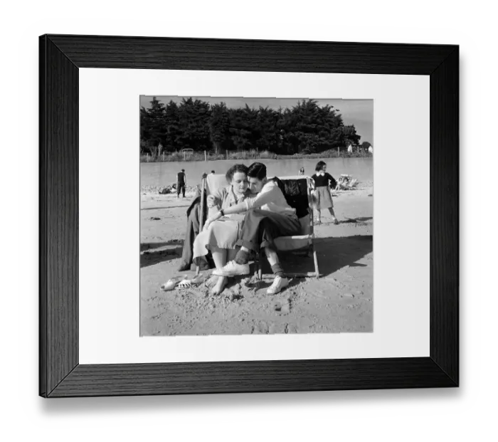 Framed Print : Deckchair Devotion Framed Print : Deckchair Devotion