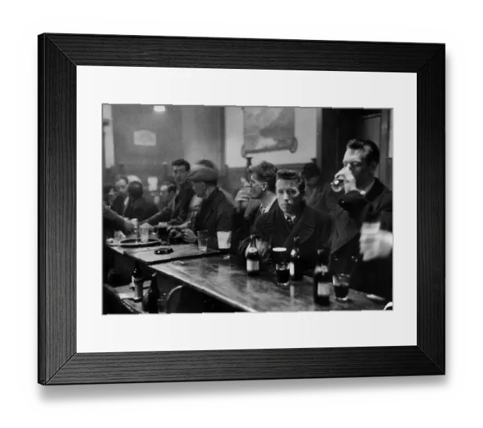 Framed Print : Drinking Men Framed Print : Drinking Men