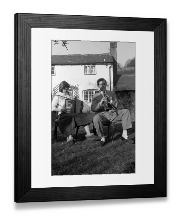 Framed Print : Musical Couple Framed Print : Musical Couple