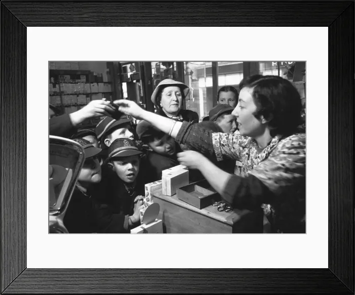 Framed Print : Buying Sweets Framed Print : Buying Sweets