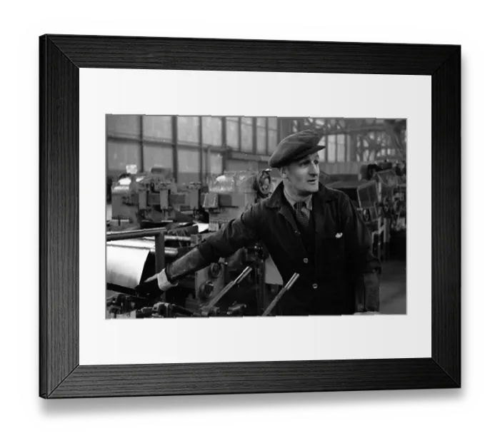 Framed Print : Redundant Worker Framed Print : Redundant Worker