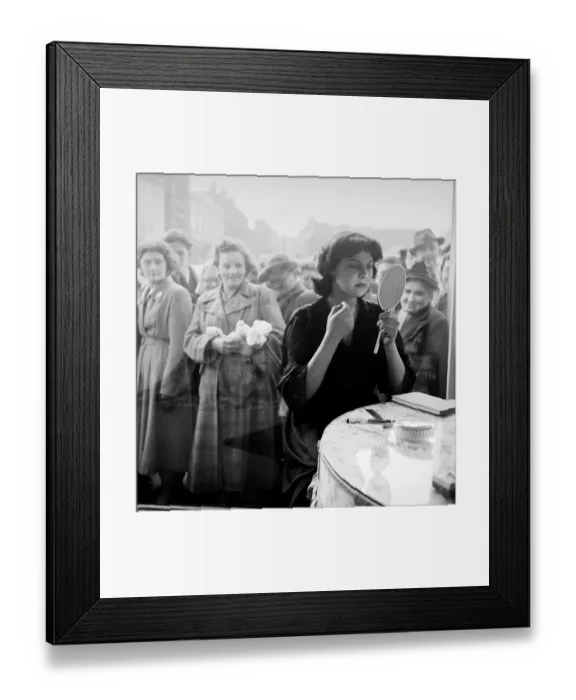 Framed Print : Model In The Window Framed Print : Model In The Window