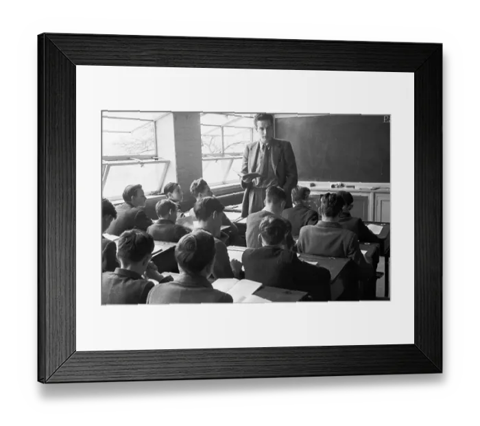 Framed Print : Teaching Class Framed Print : Teaching Class