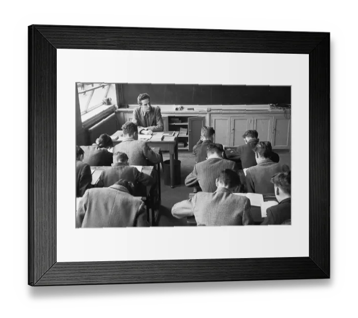 Framed Print : Teaching Class Framed Print : Teaching Class