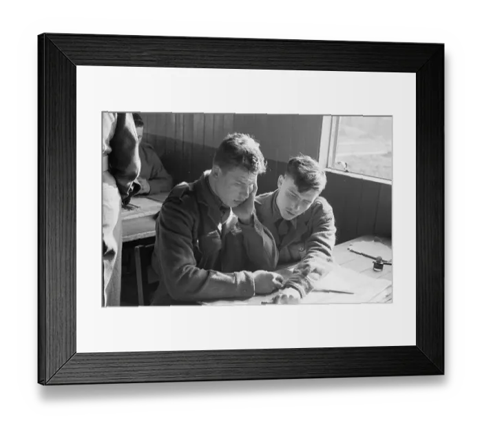 Framed Print : Army Training School