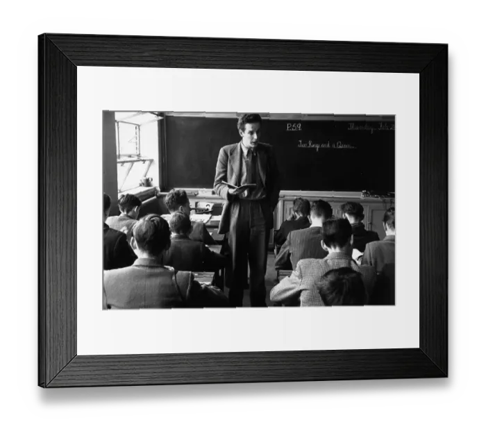 Framed Print : Teaching Class Framed Print : Teaching Class