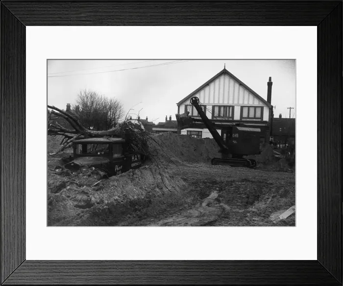 Framed Print : Flood Damage Framed Print : Flood Damage