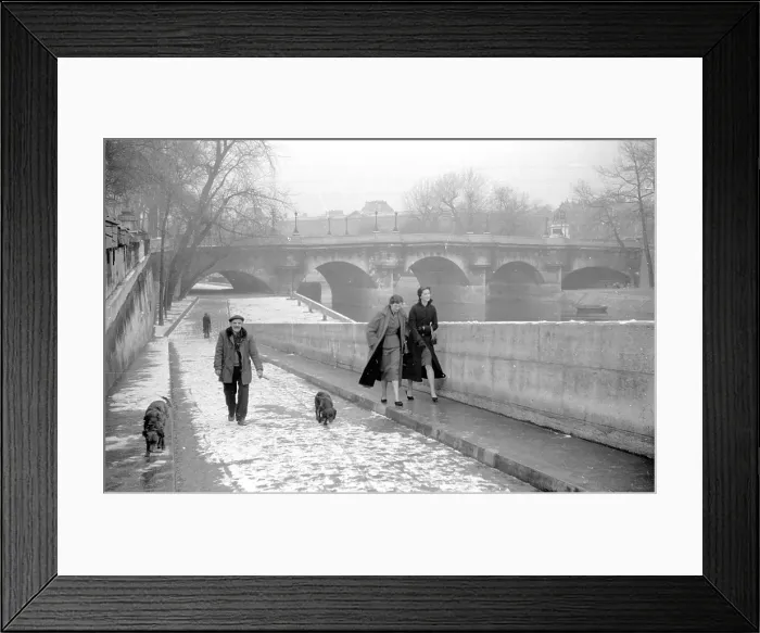 Framed Print : By The Seine Framed Print : By The Seine