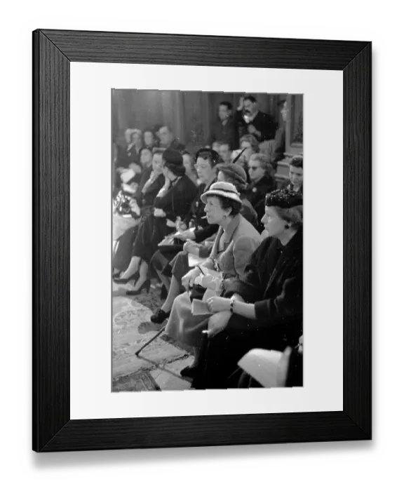 Framed Print : Fashion Audience Framed Print : Fashion Audience