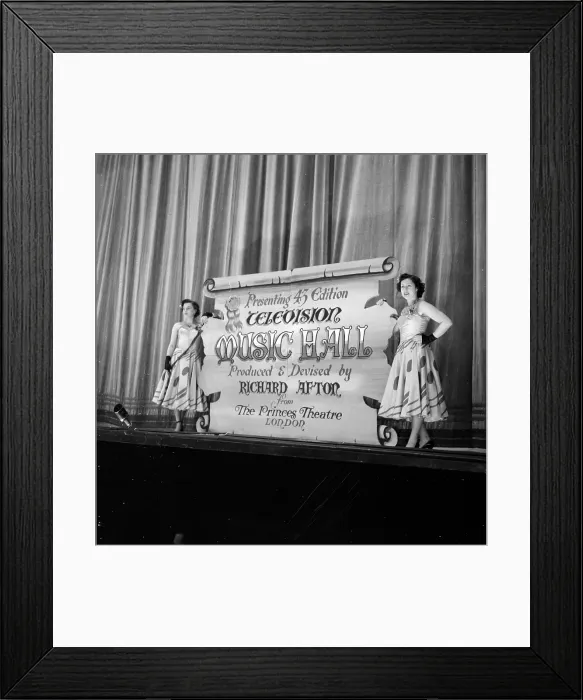 Framed Print : TV Music Hall Framed Print : TV Music Hall