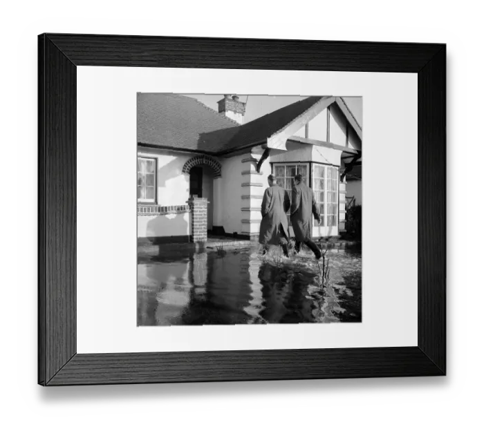 Framed Print : Walking To House Framed Print : Walking To House