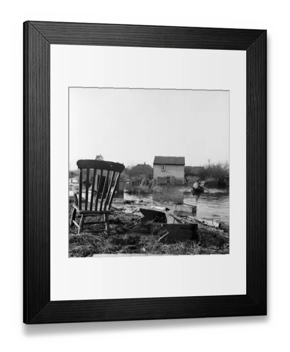 Framed Print : Debris By Floodwater Framed Print : Debris By Floodwater