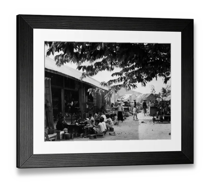 Framed Print : Malayan Village Framed Print : Malayan Village