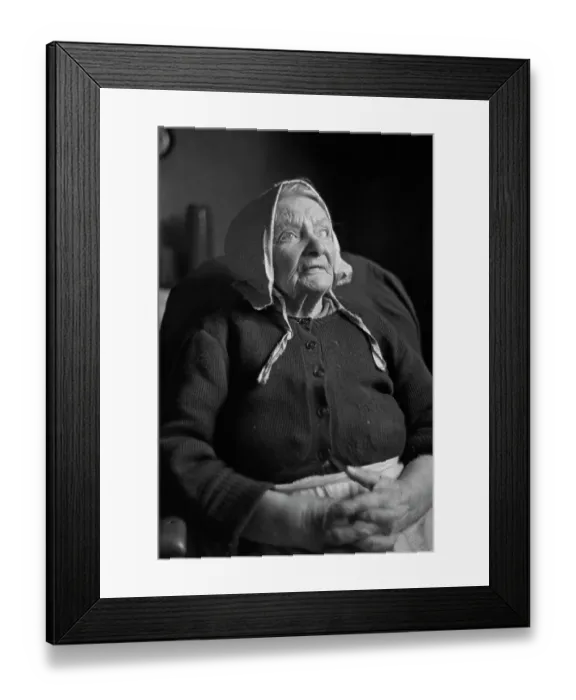 Framed Print : A Senior Woman, 1953 Framed Print : A Senior Woman, 1953
