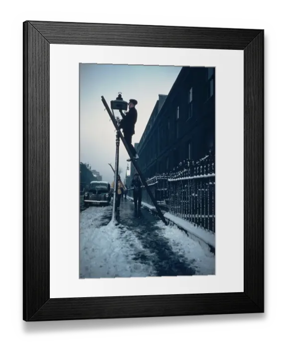 Framed Print : Lamplighter Framed Print : Lamplighter