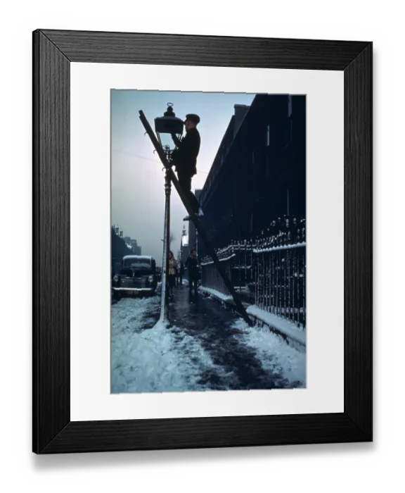 Framed Print : Lamplighter