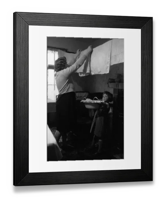 Framed Print : Helping Mum Framed Print : Helping Mum
