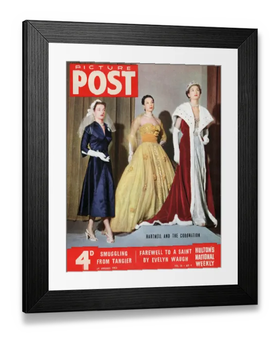 Framed Print : Coronation Fashions Framed Print : Coronation Fashions