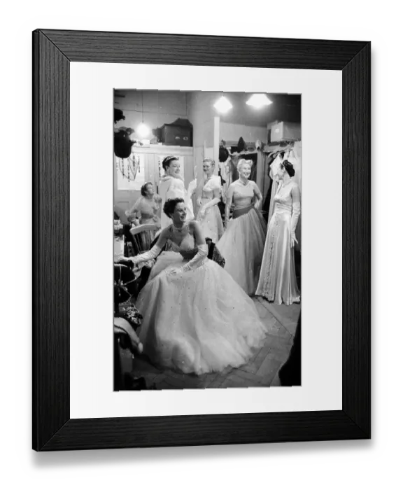 Framed Print : Hartnell Dresses Framed Print : Hartnell Dresses