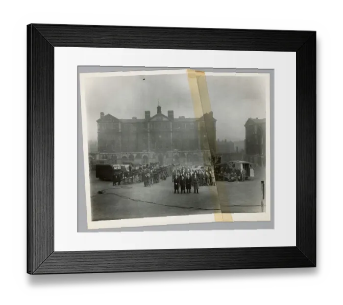 Framed Print : Pathe News Join-Up