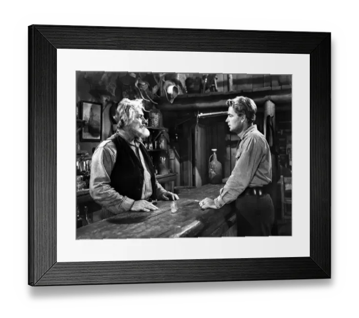 Framed Print : Shane. Alan Ladd (1913 -1964, right) as the enigmatic hero of the western Shane Framed Print : Shane. Alan Ladd (1913 -1964, right) as the enigmatic hero of the western Shane