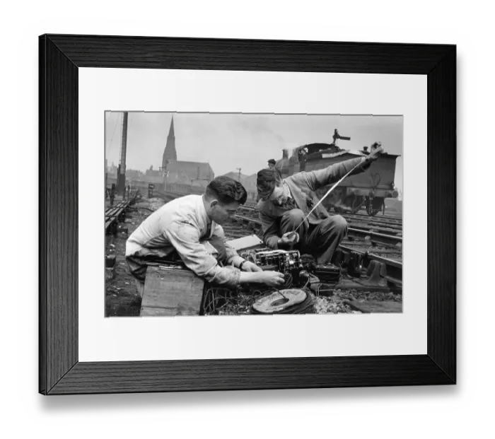Framed Print : Rail Speed Check
