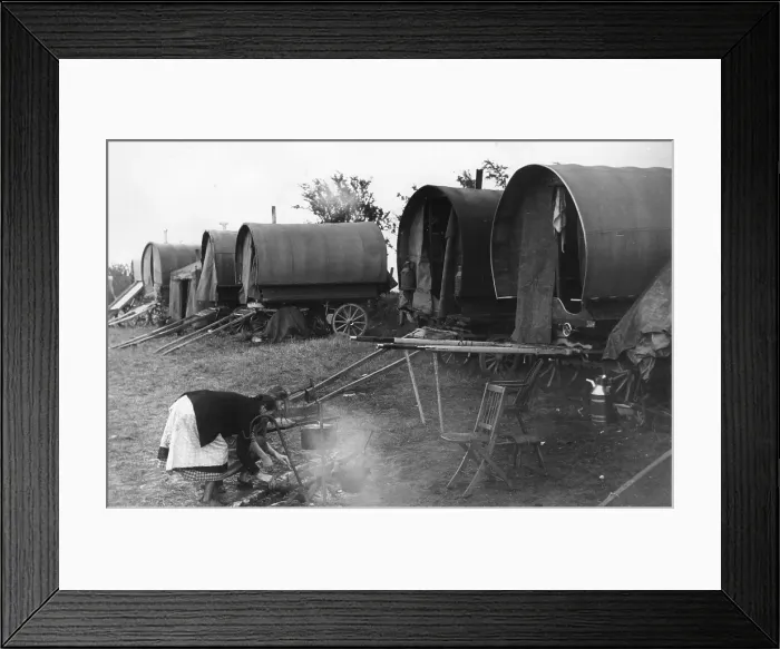 Framed Print : Gypsy Camp Framed Print : Gypsy Camp