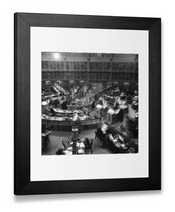 Framed Print : Reading Room Framed Print : Reading Room