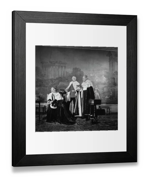 Framed Print : Coronation Preparations, 1952 Framed Print : Coronation Preparations, 1952