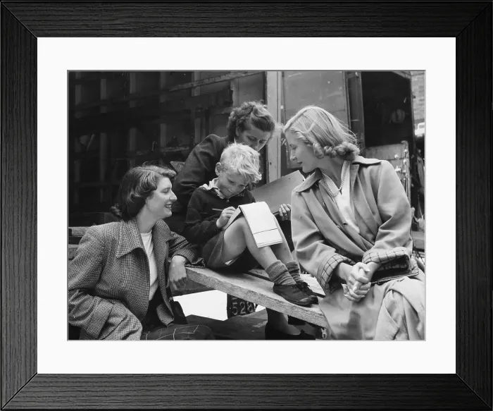 Framed Print : Young Sketcher Framed Print : Young Sketcher
