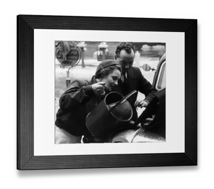Framed Print : Petrol Popsy Framed Print : Petrol Popsy