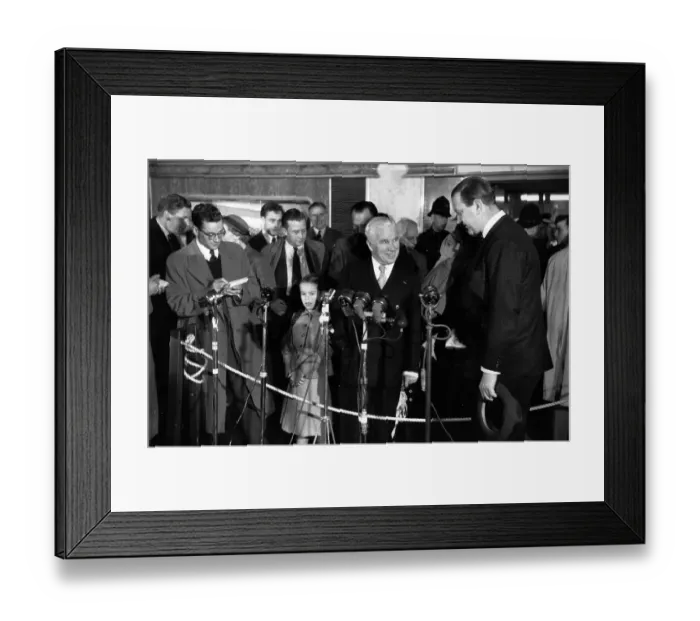 Framed Print : Chaplin In England Framed Print : Chaplin In England