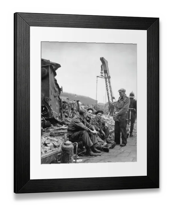 Framed Print : Harrow Crash Framed Print : Harrow Crash