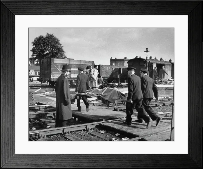 Framed Print : Harrow Crash Framed Print : Harrow Crash