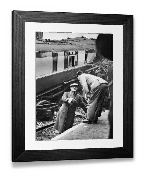 Framed Print : Harrow Crash Framed Print : Harrow Crash