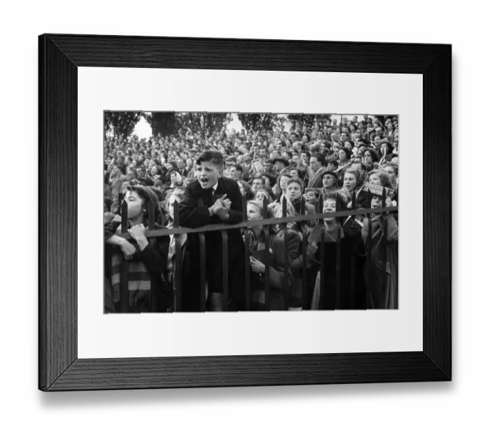 Framed Print : Speedway Fans