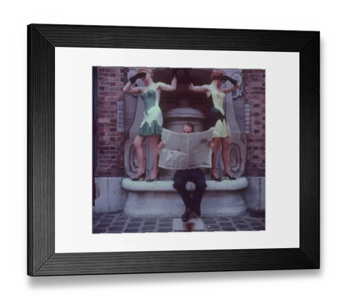 Framed Print : Body-Paint Dress Framed Print : Body-Paint Dress