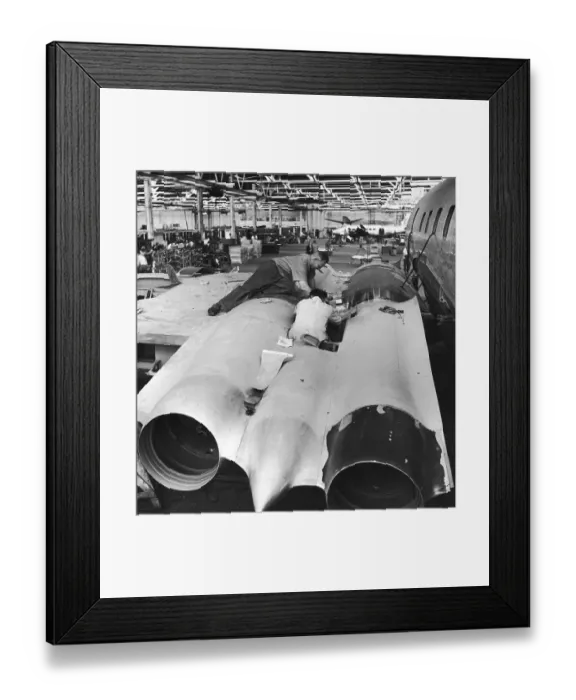 Framed Print : Comet Engines