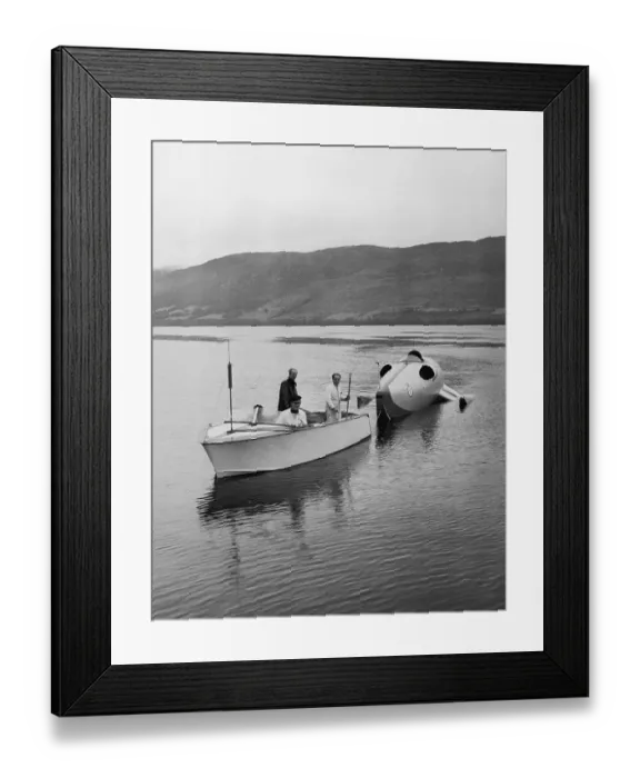 Framed Print : Crusader On Loch Ness