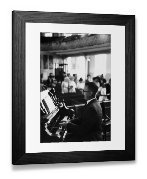 Framed Print : Church Organist Framed Print : Church Organist