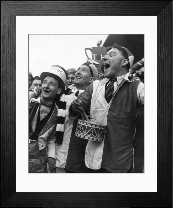 Framed Print : Football Fans