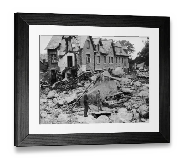Framed Print : Wrecked Village Framed Print : Wrecked Village