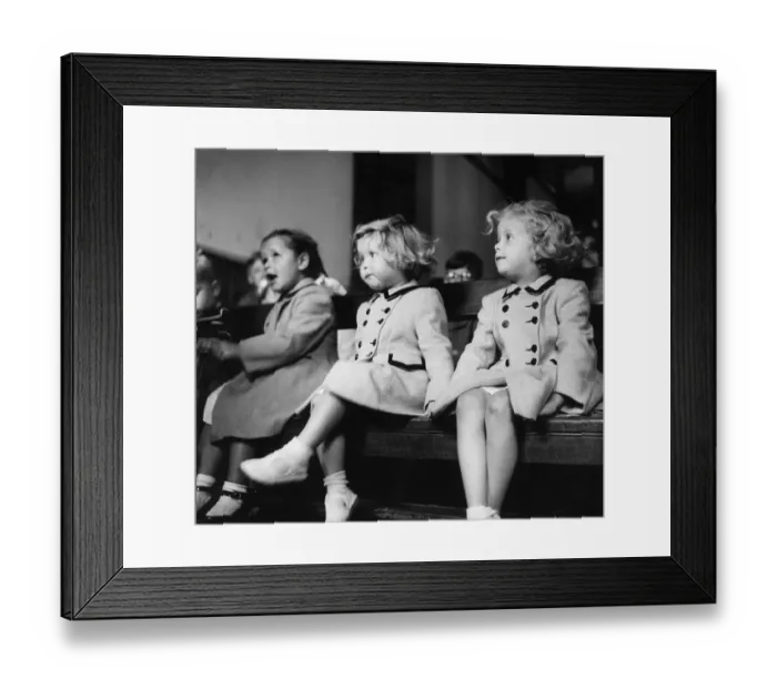 Framed Print : Twin Coats