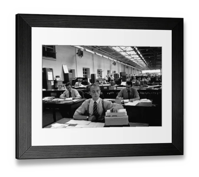 Framed Print : Office Life Framed Print : Office Life