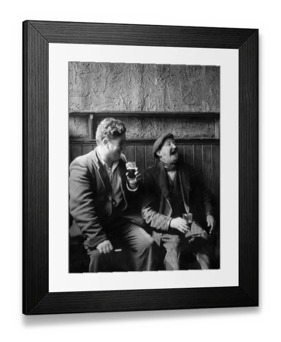 Framed Print : Behan Joking Framed Print : Behan Joking