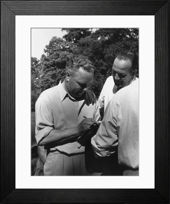 Framed Print : Golfing Autograph