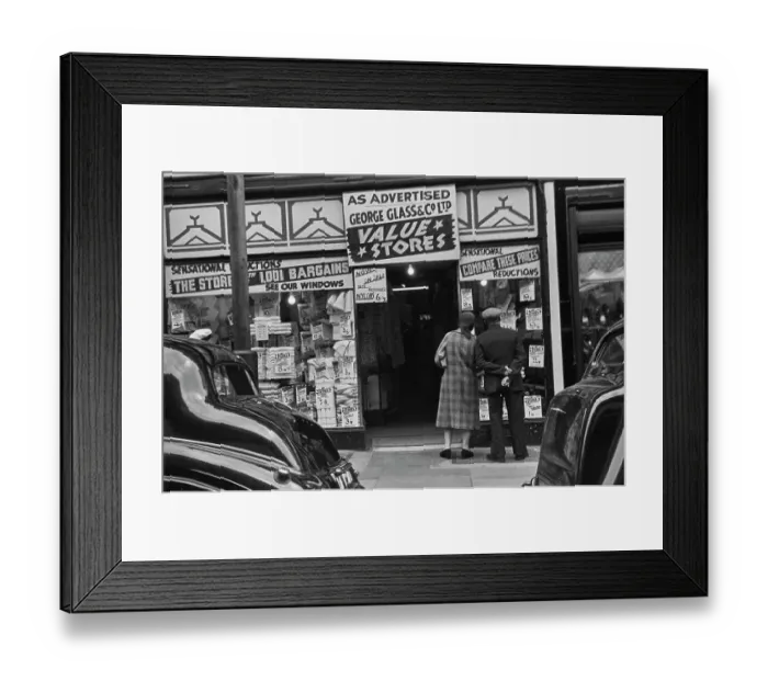 Framed Print : Bargain Store Framed Print : Bargain Store
