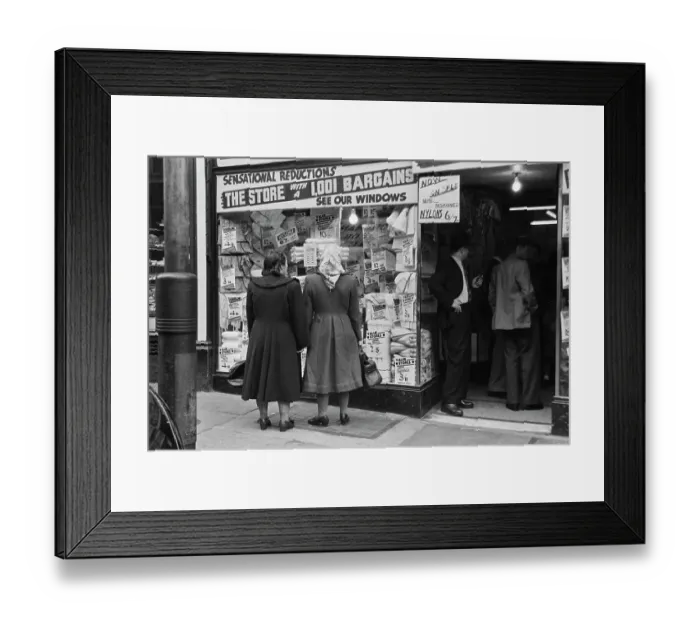 Framed Print : Bargain Store Framed Print : Bargain Store