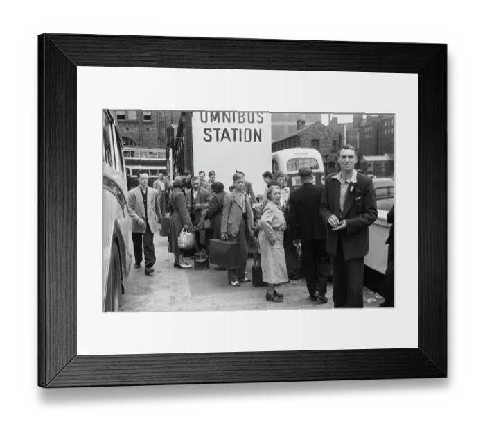 Framed Print : Omnibus Station Framed Print : Omnibus Station