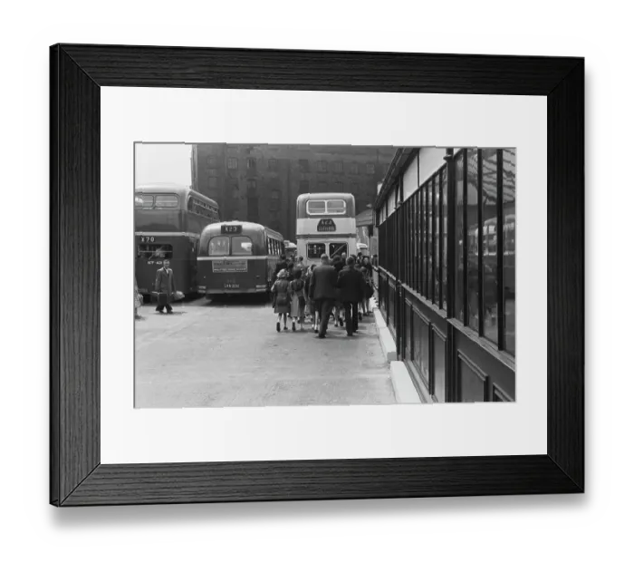 Framed Print : Omnibus Station